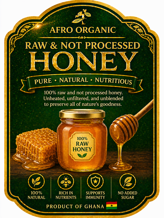 Raw Honey not process